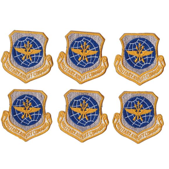 Set of 6 Vietnam ERA USAF Air Force Military Airlift Command (MAC) Flight Patch - Picture 1 of 8